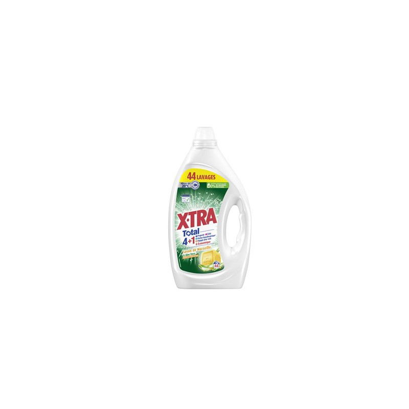 Lessive liquide X-tra Total Savon de Marseille x44 - 1.98L Lessive liquide X-tra Total Savon de Marseille x44 - 1.98L