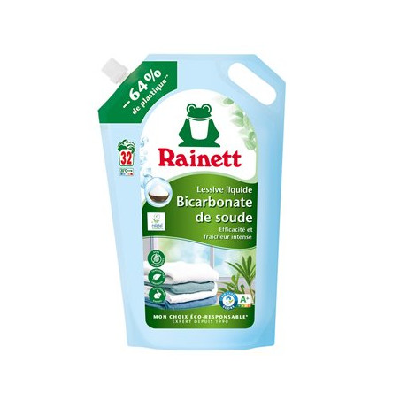 Recharge Lessive liquide Rainett - Bicarbonate 1.6L