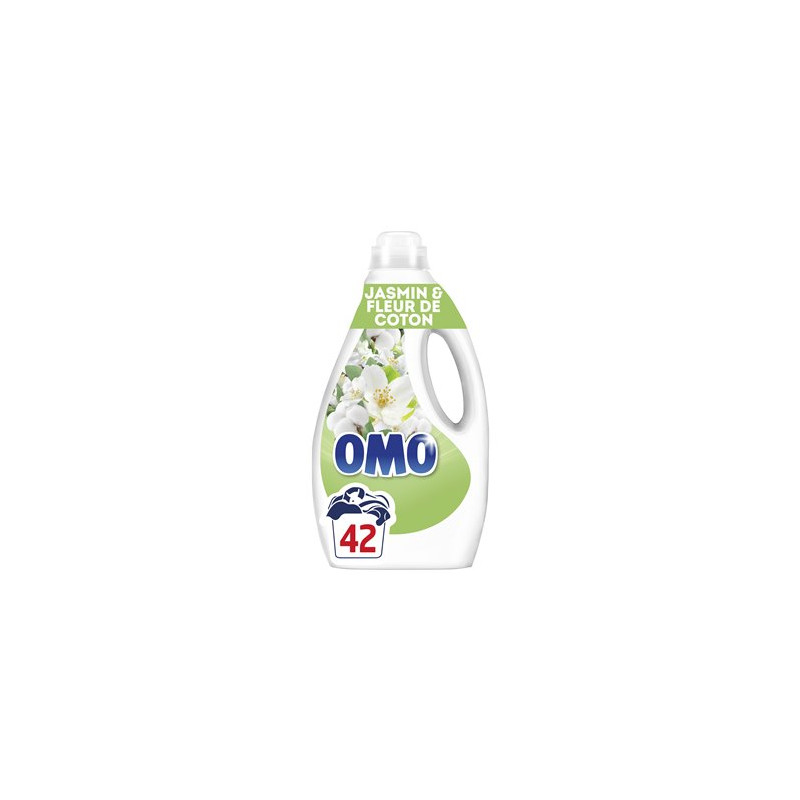 Lessive liquide Omo Jasmin & Fleur de coton 1.764L x42