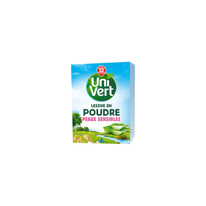 Lessive en poudre Uni Vert 1,25kg Lessive en poudre Uni Vert 1,25kg