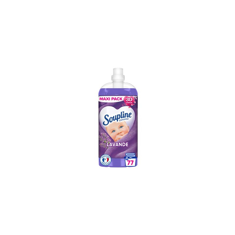 Adoucissant concentré Soupline Lavande 3D - 1.7L - x77