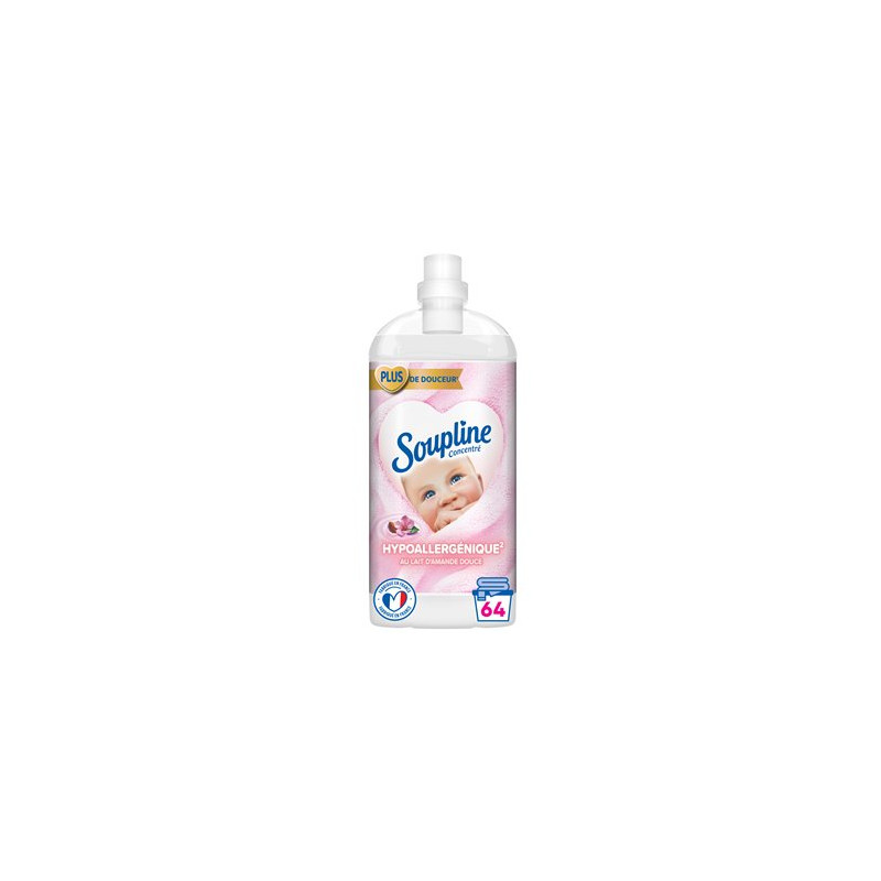 Adoucissant concentré Soupline Hypoallergénique 60 lav. 1,35L