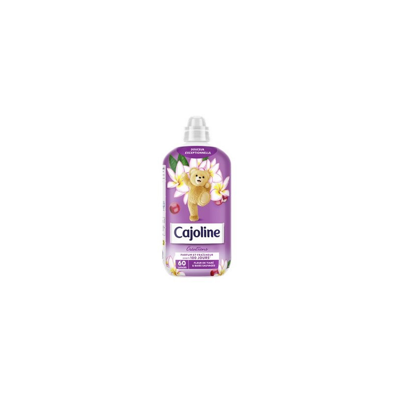 Adoucissant Cajoline Créations Tiaré baies sauvages 1.38L x60