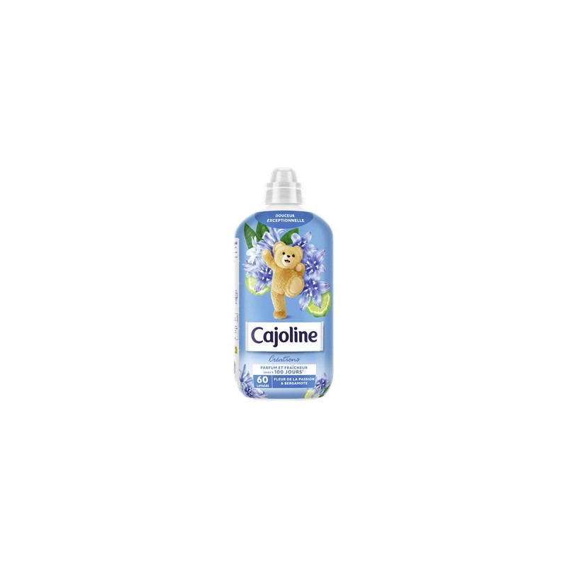 Adoucissant Cajoline Passion & Bergamote 60 Lavages