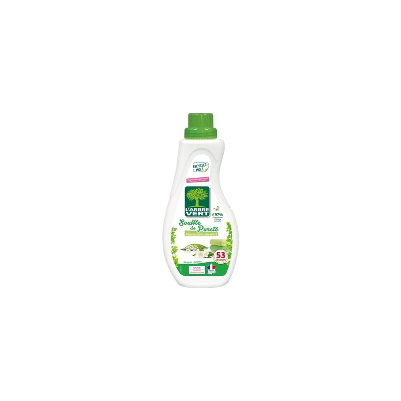 Adoucissant L'Arbre Vert Souffle de pureté x53 - 800ml