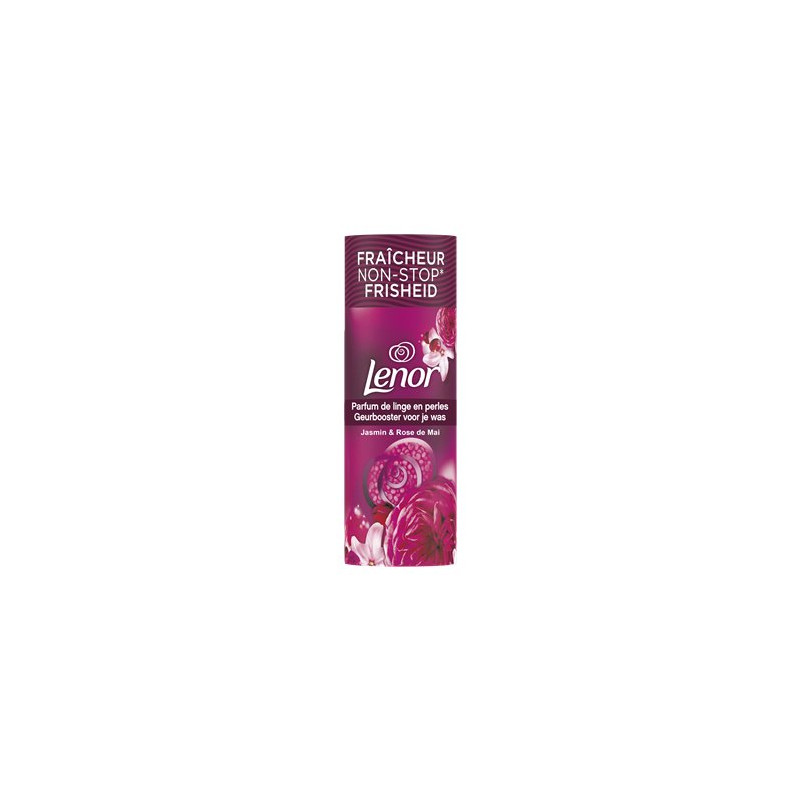 Parfum de linge billes Lenor Jasmin rose de Mai - 165g