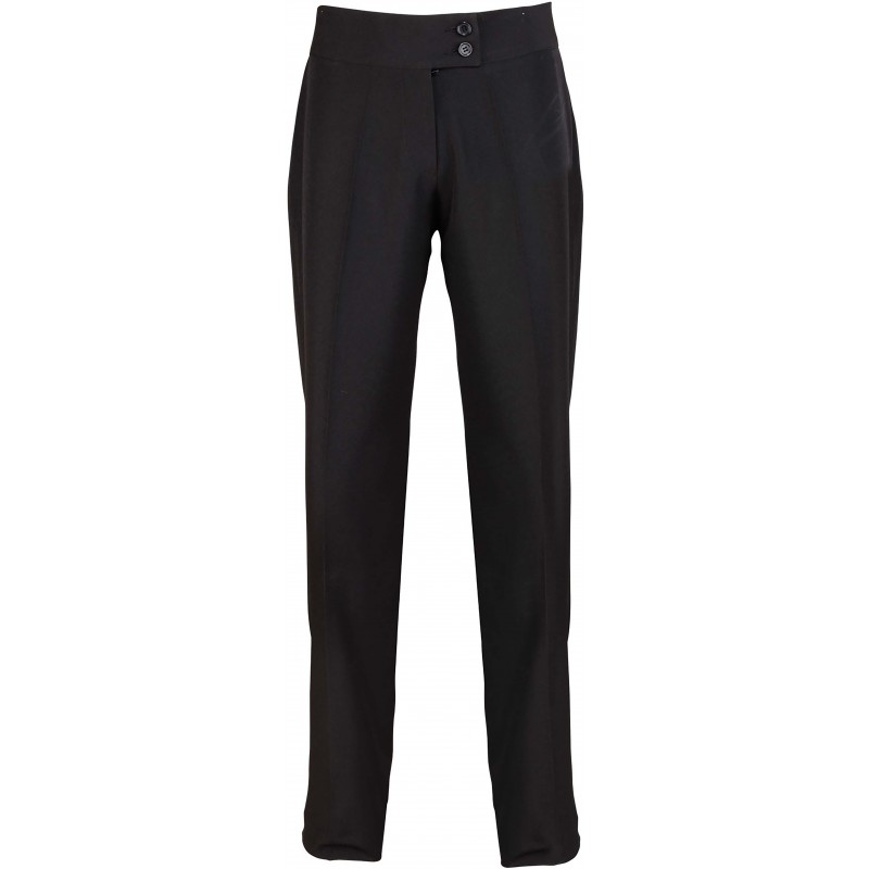 Pantalon noir droit "Iris" pour esthétique ou spa marque premier PR536
