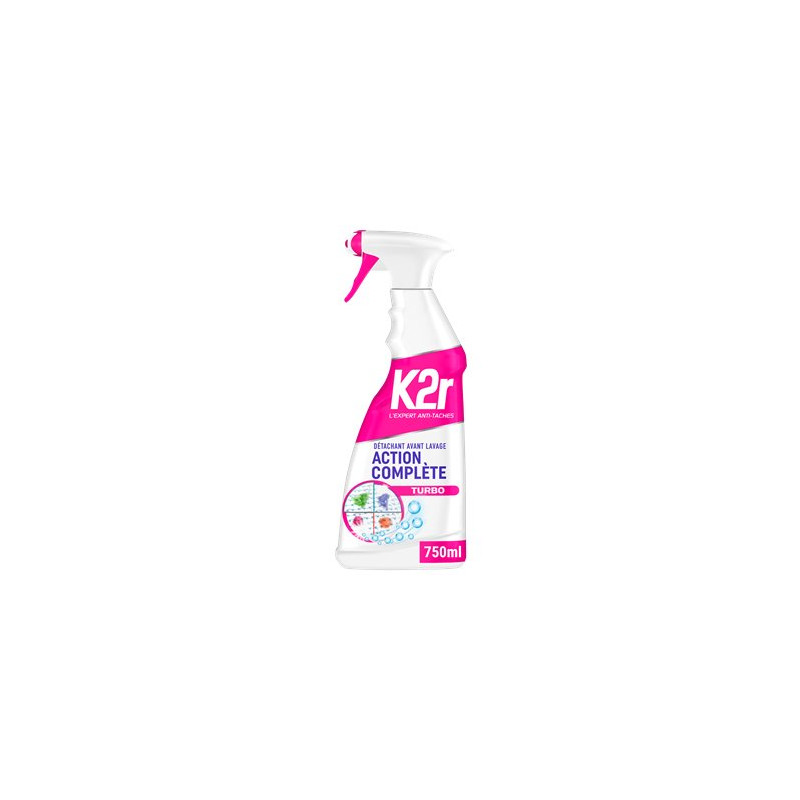 Détachant avant lavage K2R Action complète pistolet -750ml