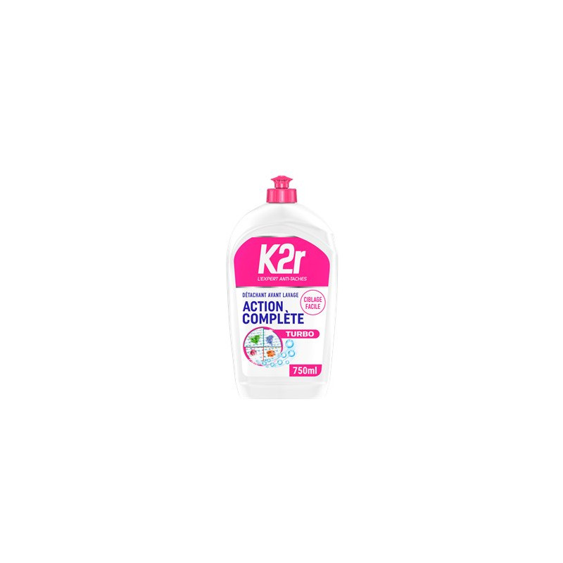Détachant liquide K2r avant lavage - 750ml Détachant liquide K2r avant lavage - 750ml