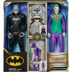 BATTLE PACK FIGURINE 30 CM BATMAN VS LE JOKER Batman Adventures