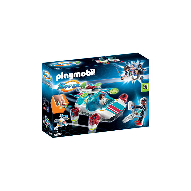Fulgurix Avec Gene - Super 4 Playmobil 9002 Fulgurix Avec Gene - Super 4 Playmobil 9002