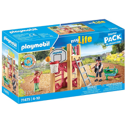 Charpentier avec tourelle de jeu pour enfants de 3 à 6 ans Playmobil 71475