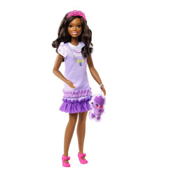 My First Barbie - Ma Première Barbie - Poupée Mannequin Brooklyn - 3 ans et +