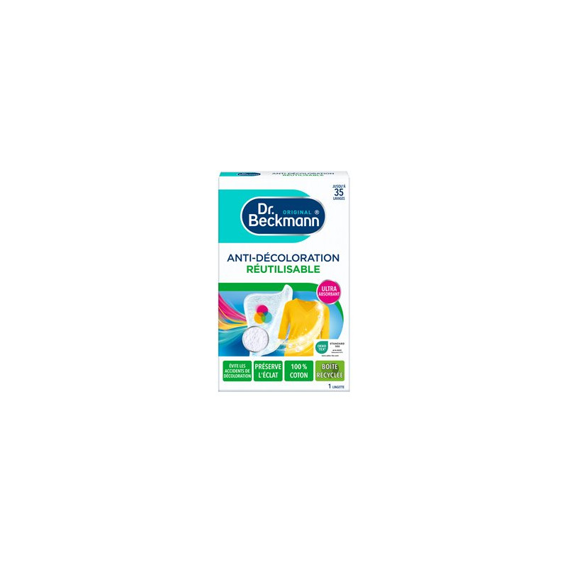 Lingette Dr.Beckmann Anti décoloration - 1 pièce Lingette Dr.Beckmann Anti décoloration - 1 pièce