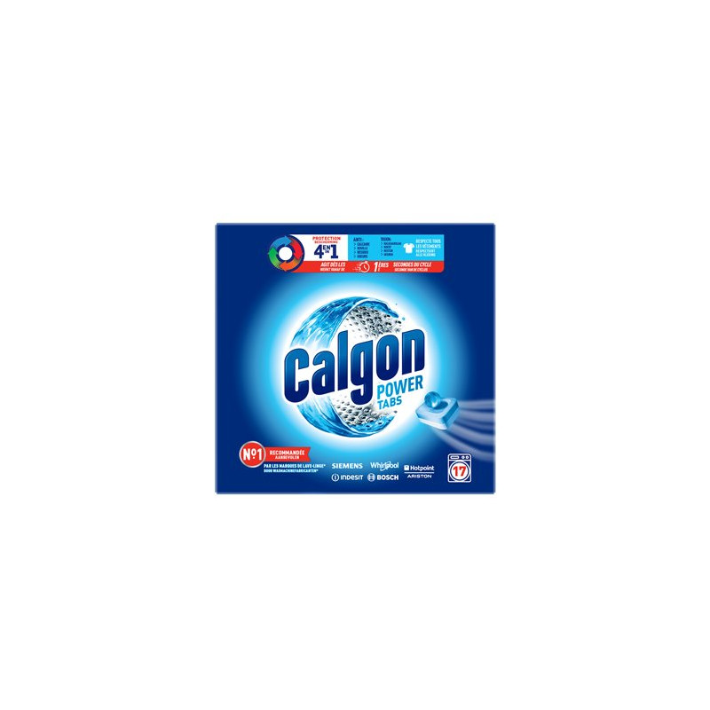 Tablettes anti-calcaire Calgon 4 en 1 x17 - 221g Tablettes anti-calcaire Calgon 4 en 1 x17 - 221g