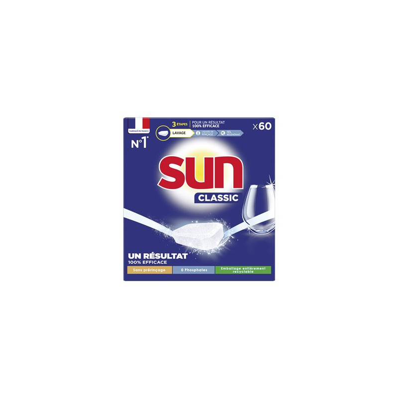 Tablettes lave vaisselle Sun Classic x60 - 570g