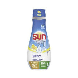 Gel Lave-Vaisselle Sun Tout-en-1 Citron 52 Lavages