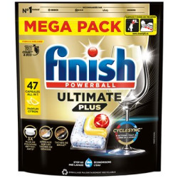 Capsules lave-vaisselle Finish Ultimate Plus - Citron - 573g