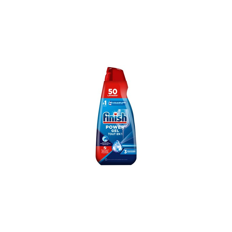 Gel lave-vaisselle Finish Power - 50 doses - 1L