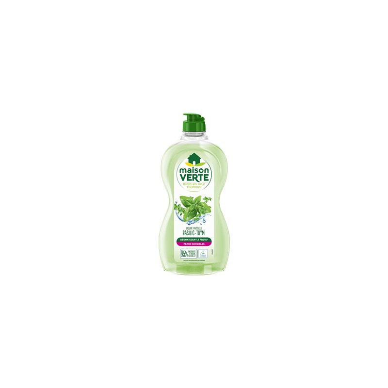 Liquide vaisselle Maison Verte Dégraissant, écologique - 500ml