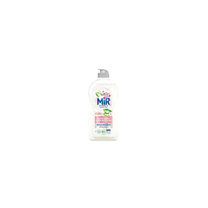 Liquide vaisselle Mir Peau sensible aloe vera - 450ml