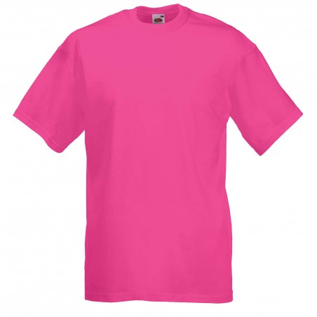 t-shirt bleu marine foncé homme valueweight fruit of the loom SC221