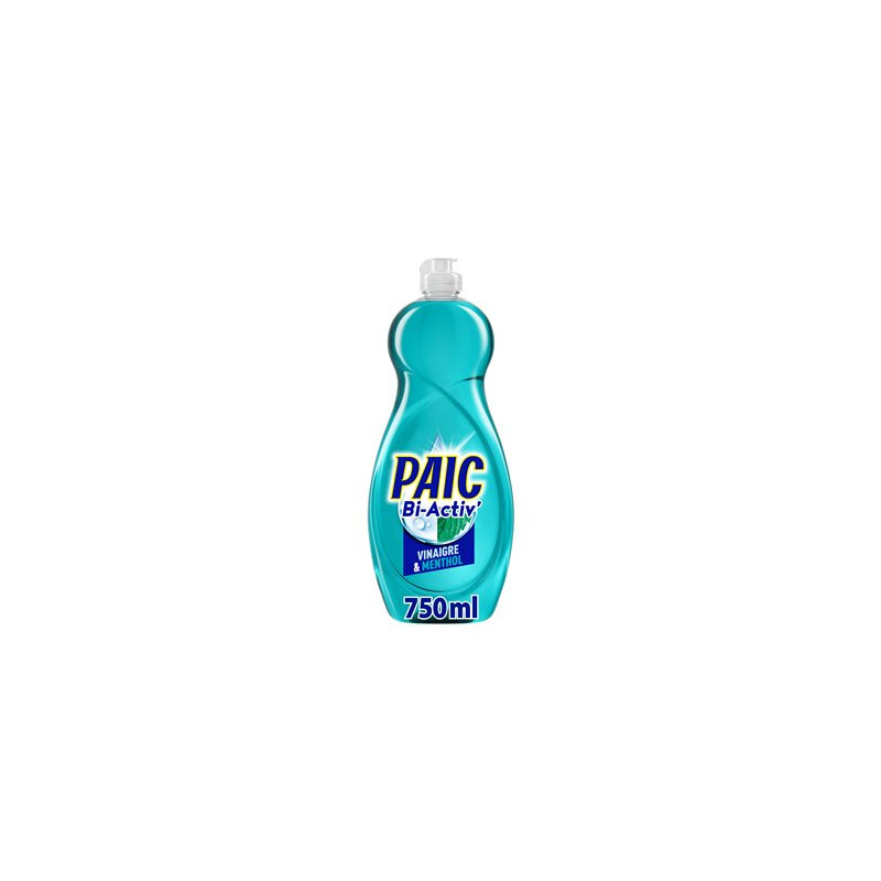 Liquide vaiselle Paic Bi Activ Vinaigre et menthol - 750ml