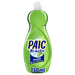Liquide vaisselle Paic Bi Activ Vinaigre et Sel minéral - 750ml