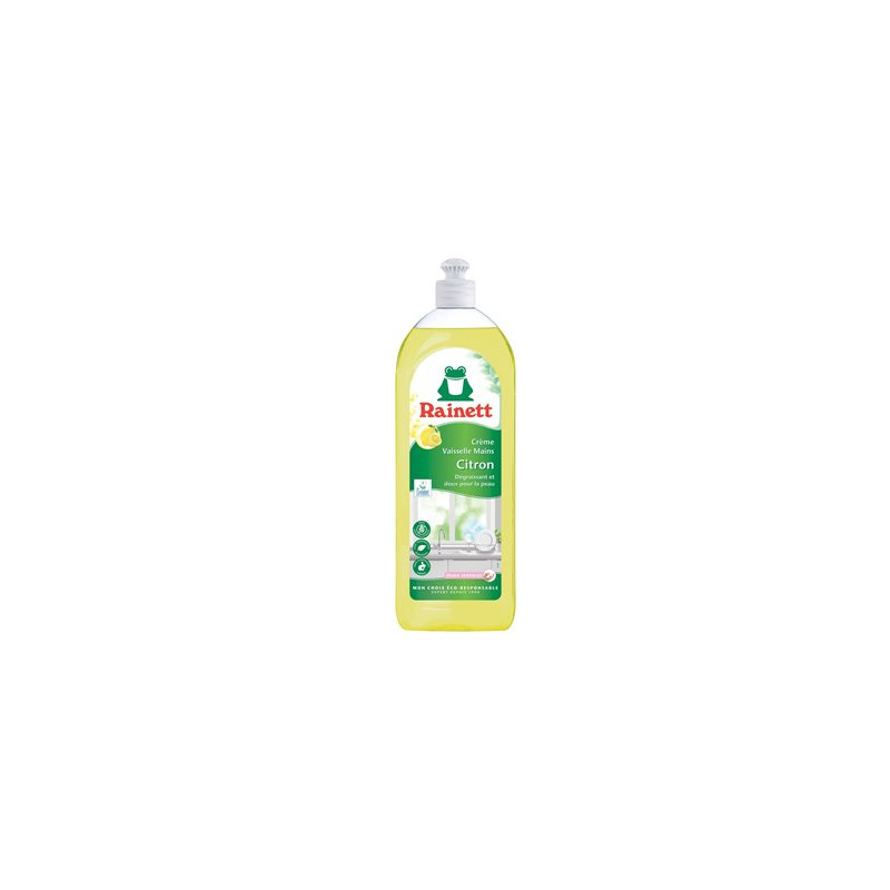 Liquide vaisselle Rainett Citron écologique - 750ml