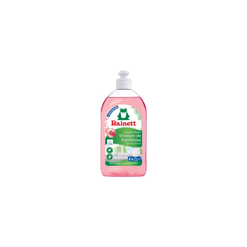 Liquide vaisselle Rainett Concentré - Framboise - 500ml