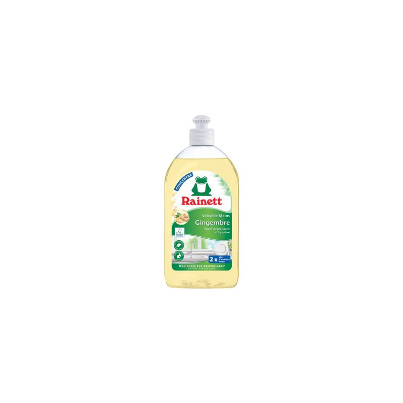Liquide vaisselle Rainett Gingembre - 500ml Liquide vaisselle Rainett Gingembre - 500ml