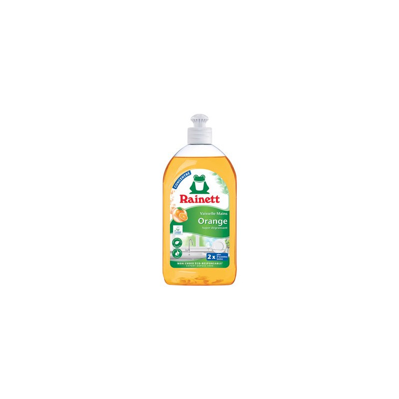 Liquide vaiselle Rainett Orange - 500ml Liquide vaiselle Rainett Orange - 500ml