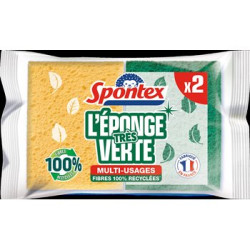 Eponges Spontex Fibres recyclées - x2