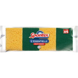 Eponges L'essentielle Spontex Grattantes - x4