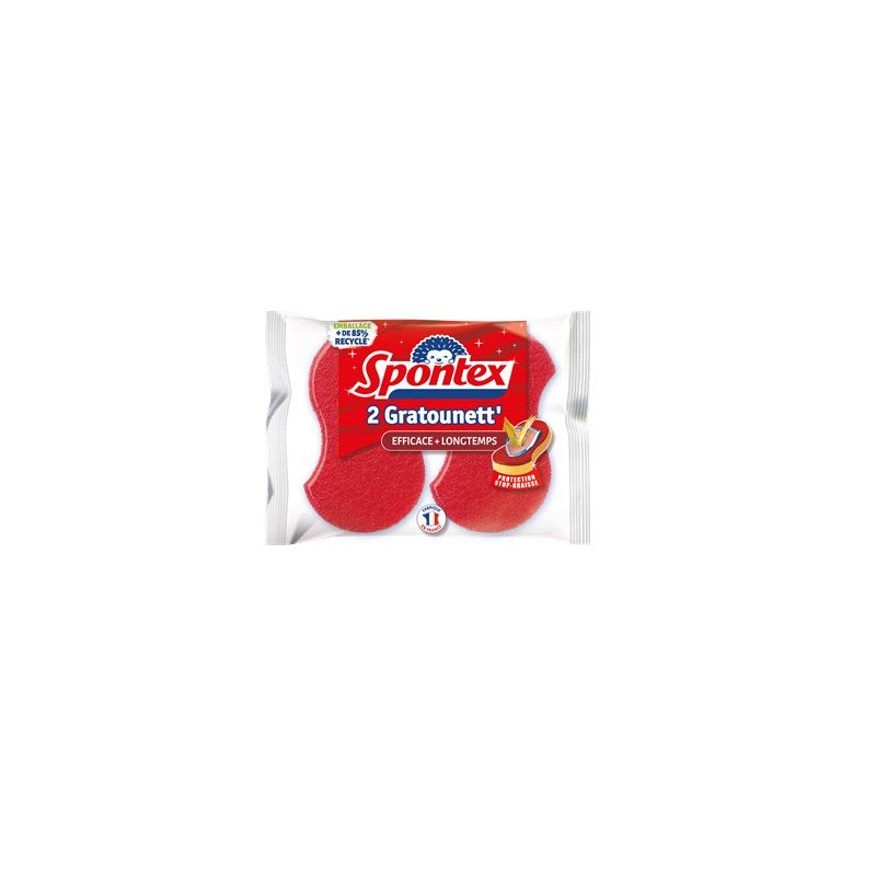 Eponges gratounette Spontex x2