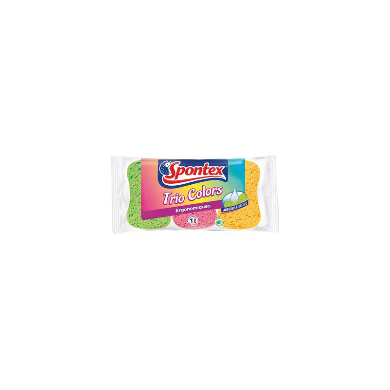 Eponges Spontex Multicolore - x3