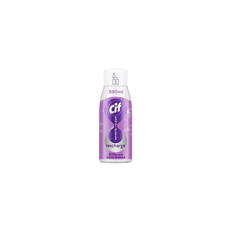 Recharge Spray nettoyant CIF Infinite+Clean Brillance 590ml