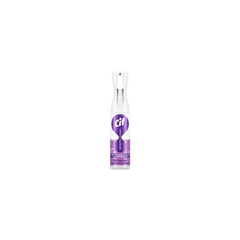 Spray nettoyant multi-usage Cif Infinite+Clean Brillance-280ml Spray nettoyant multi-usage Cif Infinite+Clean Brillance-280ml