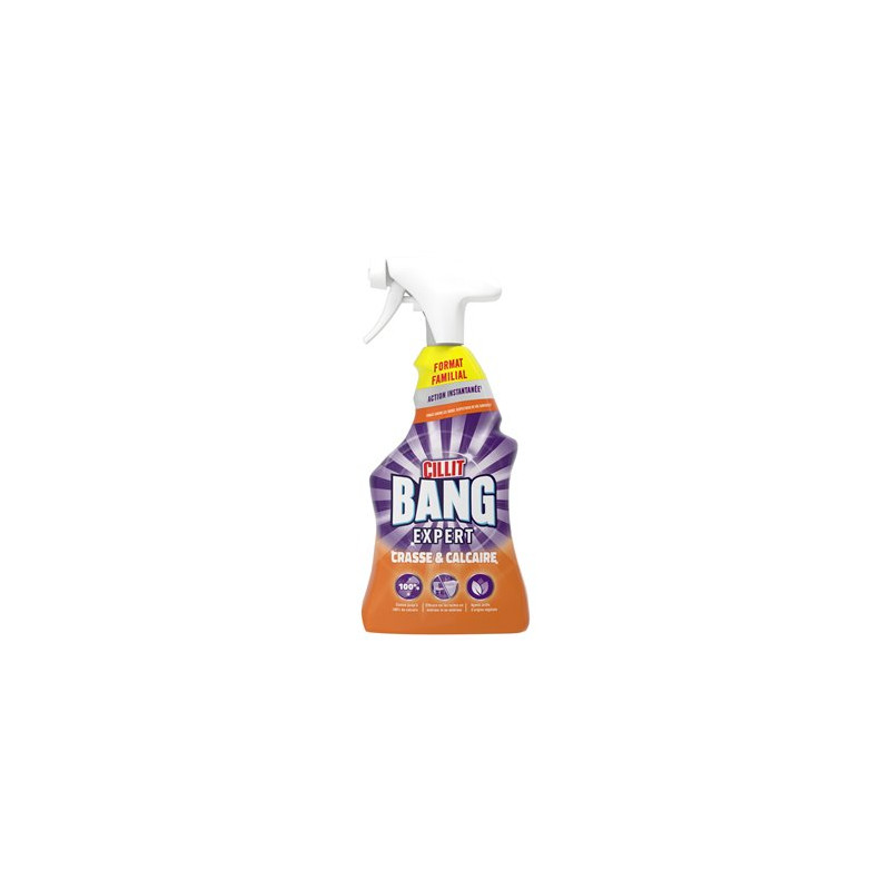 Spray nettoyant Cillit Bang Expert crasse & calcaire - 1L