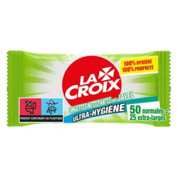 Lingettes nettoyantes La Croix Désinfectant Javel - x 25