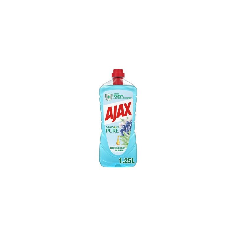 Nettoyant ménager Ajax Maison pure Sureau - 1.25L Nettoyant ménager Ajax Maison pure Sureau - 1.25L