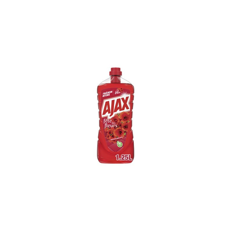 Nettoyant ménager AJAX Air frais coquelicots - 1.25L