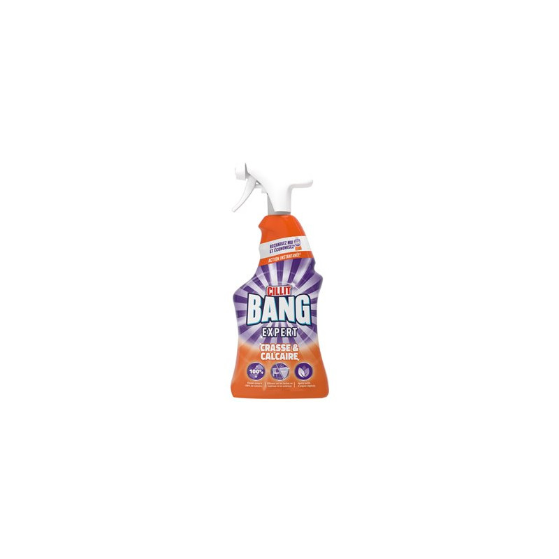 Spray nettoyant Cillit Bang Expert crasse & calcaire 750ml