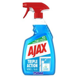 Spray vitres Ajax Triple action - 750ml