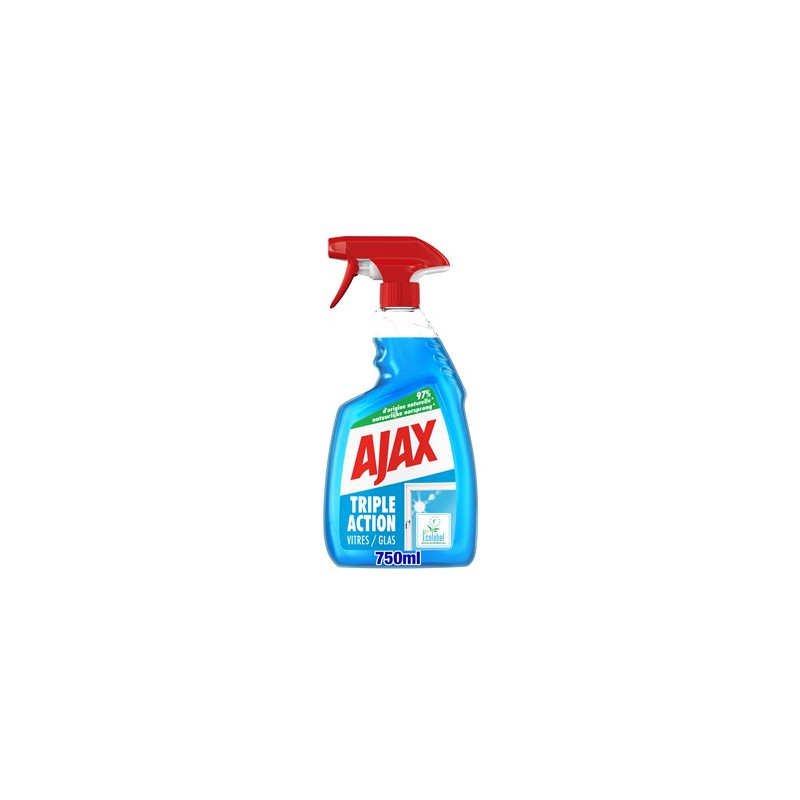 Spray vitres Ajax Triple action - 750ml