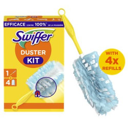 Kit démarrage plumeau Swiffer 1 manche + 4 recharges
