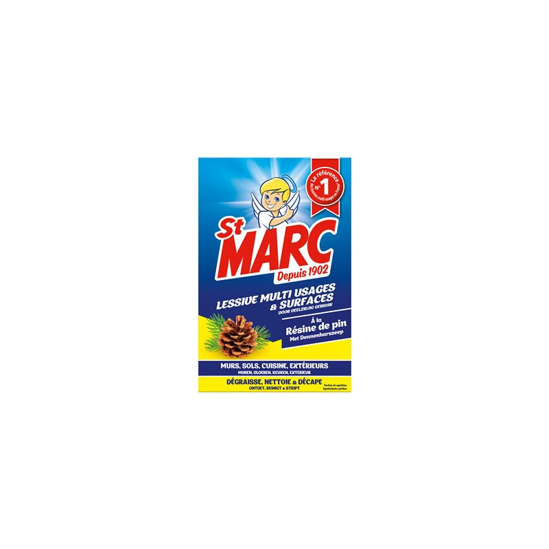 Lessive multi-usages St Marc à la Résine de pin - 1,4kg