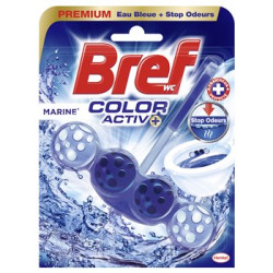 Bloc WC Bref Color Activ+ Marine toilettes - 50g x1