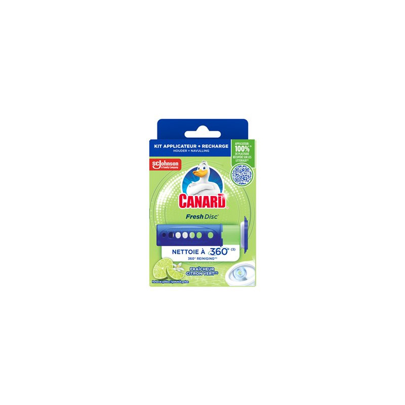 Bloc WC Fresh Disc Canard Citron vert - 1x36ml Bloc WC Fresh Disc Canard Citron vert - 1x36ml