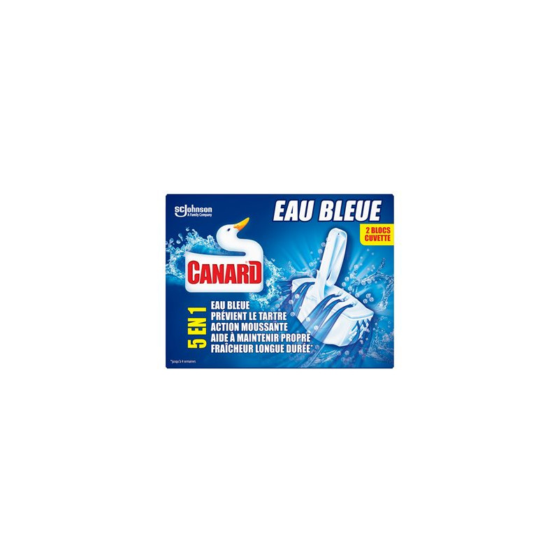 Bloc WC Canard Eau Bleue 5 en 1 - x2 Bloc WC Canard Eau Bleue 5 en 1 - x2